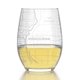thumbnail image 2 of Copa de vino sin tallo con mapa grabado de Milwaukee, Wisconsin, vidrio grabado (15 oz, transparente) regalo personalizado de ciudad para amantes, 2 of 5
