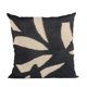 thumbnail image 1 of Cojín decorativo Plutus Brands Black Plutus Palm Floral 40 x 40 cm, 1 of 9