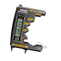 Magideal - Probador De Batería Pequeño, Medidor De Potencia, Equipo De Visualización, Comprobadores De Voltaje, Comprobador De Batería Para Baterías Domésticas C