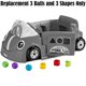 thumbnail image 2 of Piezas de repuesto para automóviles Laugh & Learn Crawl de Fisher-Price, 2 of 5