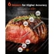 thumbnail image 2 of Termómetro inalámbrico inteligente para carne AYMDKI, sonda ultrafina, 2 of 8