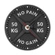 thumbnail image 1 of NO PAIN No GAIN 50KG Reloj De Pared Con Barra 3D Para Gimnasio En Casa Decoración De Pared Regalo, 1 of 5