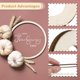 thumbnail image 4 of Uxcell 4.9 Pulgadas Anillos de Madera Sin Terminar Anillo de Madera Natural Círculo Adornos Redondos, 10 Piezas, 4 of 6