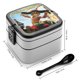 thumbnail image 2 of Fiambrera de Doble Capa Desmarcar El Gato con Botas 1000ml, 2 of 6