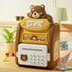 thumbnail image 2 of Alcancia Caja Fuerte Kawaii Clave Huella Digital Infantil cafe, 2 of 6