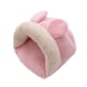 thumbnail image 3 of Saco De Dormir De Ardilla Hámster De Ratón Para Mascotas Pequeño Algodón Invierno Casa Cálida Nido Rosa, 3 of 5