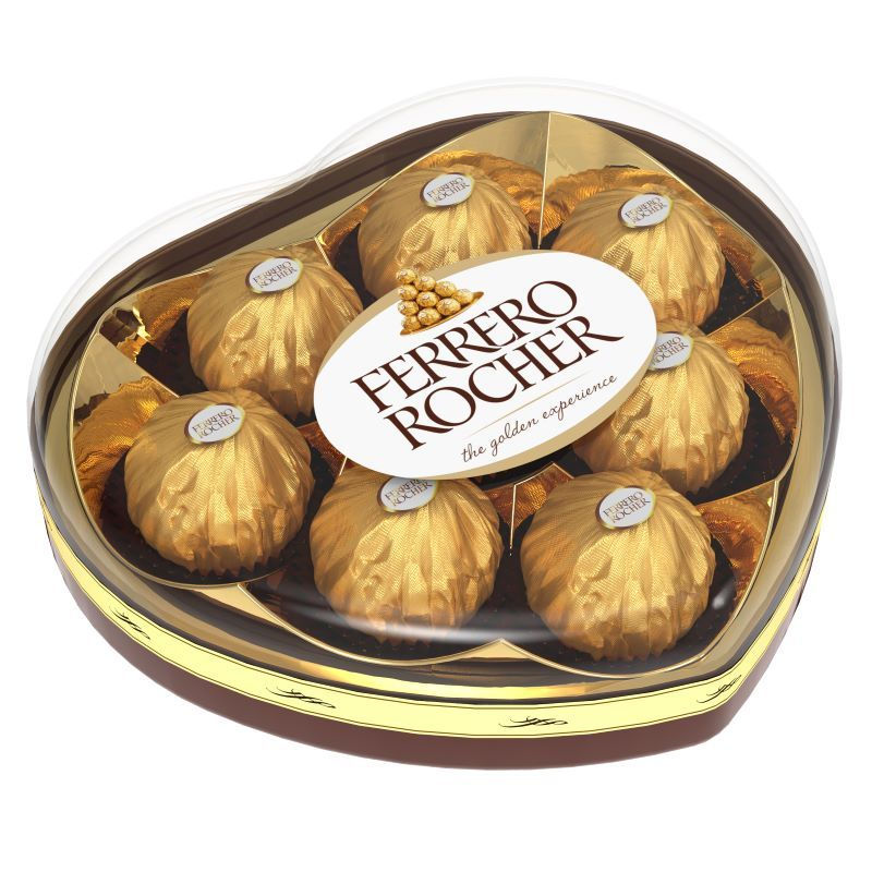 Chocolate Estuche Bombón Corazón 100 g Ferrero Rocher