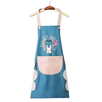 Handydeco - Delantal De Cocina Impermermeable Con Bolsillo Y Toallas