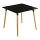 thumbnail image 1 of Mesa Para Oficina O Comedor Cudrada 80x80 Con Tope De Mdf - Negro, 1 of 3