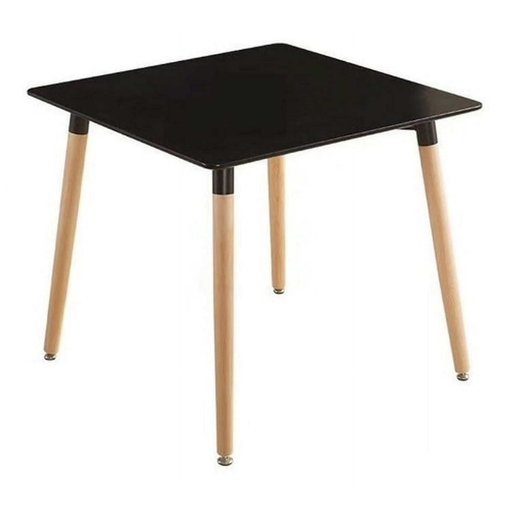 Habita2 Chile - Mesa Para Oficina O Comedor Cudrada 80x80 Con Tope De Mdf - Negro