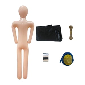 Magideal - Maniquí Inflable Para Exhibición De Cuerpo Humano, Modelo De Tamaño Real, Accesorio De Disfraz De Halloween Falso, Forma De Cuerpo Inflable Para