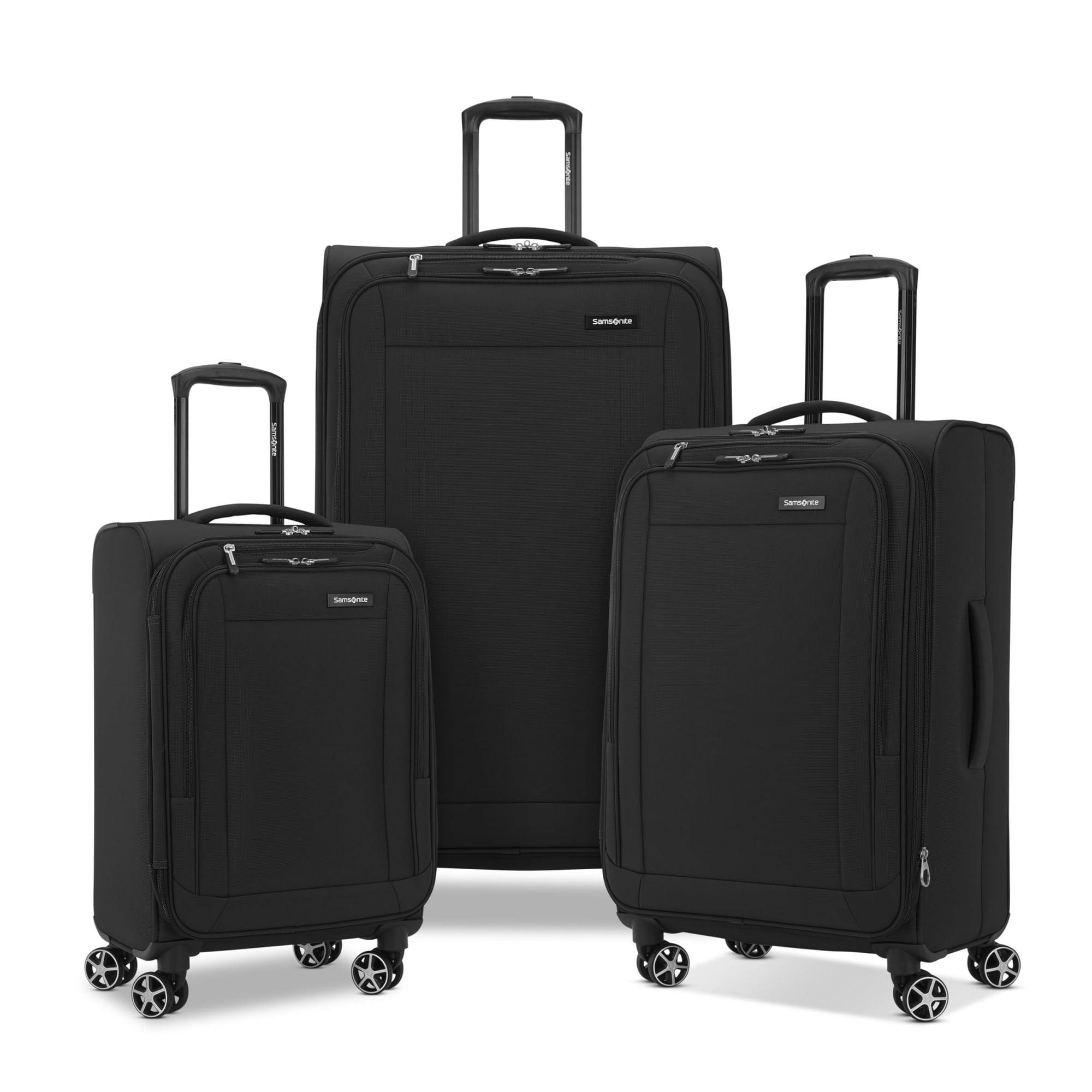 Maleta Samsonite Saire Lte Softside Expandible 3 Piezas Negro