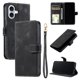 thumbnail image 2 of Funda Cartera para iPhone 16 Plus Tapa con Ranuras, Soporte y Correa Negro, 2 of 5