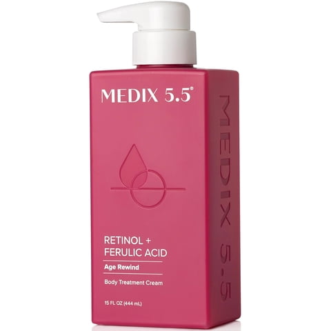 Loción Corporal Medix 5.5, Crema Hidratante Reafirmante Con Retinol, 450 Ml