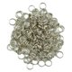 thumbnail image 2 of 200 Unids/lote De Llaveros De Anillo Dividido De Llave De Metal De Acero, Hallazgos De Llavero De 6mm De Plata, 2 of 3