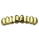 thumbnail image 1 of 18K Hip-Hop Top / Bottom Boca Dientes Parrillas Unisex Golden - Top Grills, 1 of 3