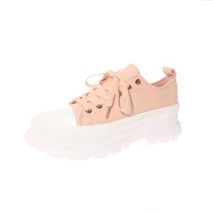 Zapatilla Lona Rosado Vía Franca