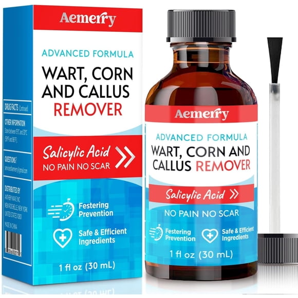 Eliminador de maíz Aemerry, ácido salicílico de máxima potencia, 30 ml