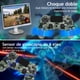 thumbnail image 4 of Mando inalámbrico compatible con PS4/Slim/Pro y PC, Control joystick - Camuflaje azul, 4 of 6