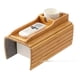 thumbnail image 4 of Organizador Reposabrazos Sofá Bambú Portavasos Lateral, 4 of 6