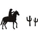 thumbnail image 1 of Decomural Desert Cowboy Cactus WS-19618, 1 of 2