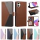 thumbnail image 5 of Cartera Plegable para Samsung Galaxy A07, PU Tricolor con Ranuras, Marrón, 5 of 6