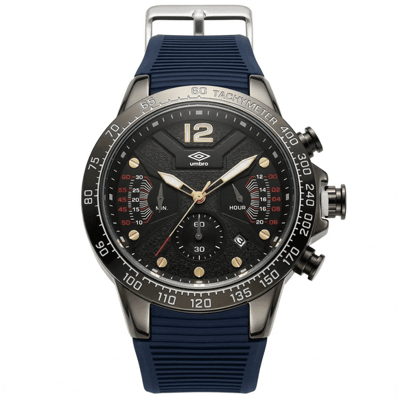 Reloj Análogo Hombre Umbro Plus Negro UMBP-1500-94