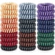 thumbnail image 1 of 20 gomas para el pelo en espiral, antiarrugas, con cordón para el teléfono, para cabello grueso - Elásticos para coletas (10 colores), 1 of 7