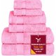 thumbnail image 1 of Juego de Toallas YRALY 6 piezas 100% Algodón Turco Rosa, 1 of 9