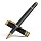 thumbnail image 1 of Bolígrafo BEILUNER Impresionante negro cromado con borde dorado, 1 of 9