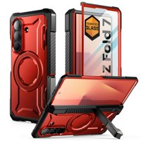 Funda Supcase Galaxy Z Fold 7 Con Soporte, Magsafe, Vidrio Templado