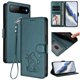 thumbnail image 2 of Funda Volteable con Diseño de Gato para Infinix Hot 60i 5G, Verde Oscuro, 2 of 6