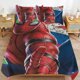 thumbnail image 2 of Spiderman 3 Piece Sets Full/Queen Size - Reversible Microfiber Quilts with 2 Shams Soft Lightweight Bedspread Coverlet Comforter for All Season Bed Sheets, 2 of 5