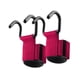 thumbnail image 2 of Gancho de pescado de fitness, cinturones de muñeca acolchados, ropa dura, no deslizamiento, para ejercicios en el gimnasio, para hombres y mujeres, pa Rojo, 2 of 5