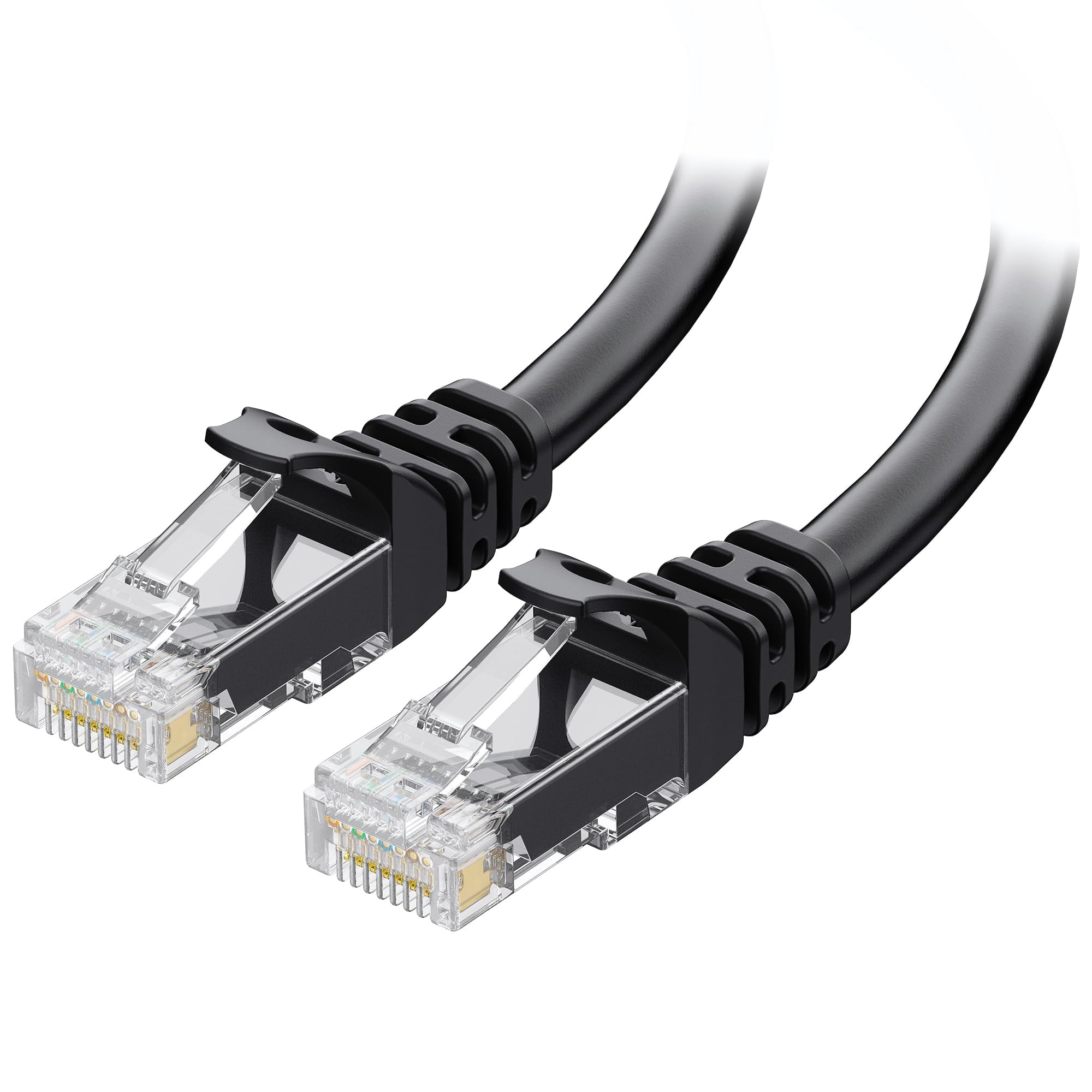 Cable Matters Cable Ethernet Cat6 De 9 M, Negro, Sin Enganches