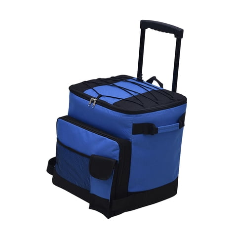 Ioensy - Carrito Refrigerador Rodante Picnic Bolsa