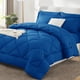 thumbnail image 1 of Juego de cama CozyLux King 264 cm x 229 cm 7 piezas Azul clásico, 1 of 9
