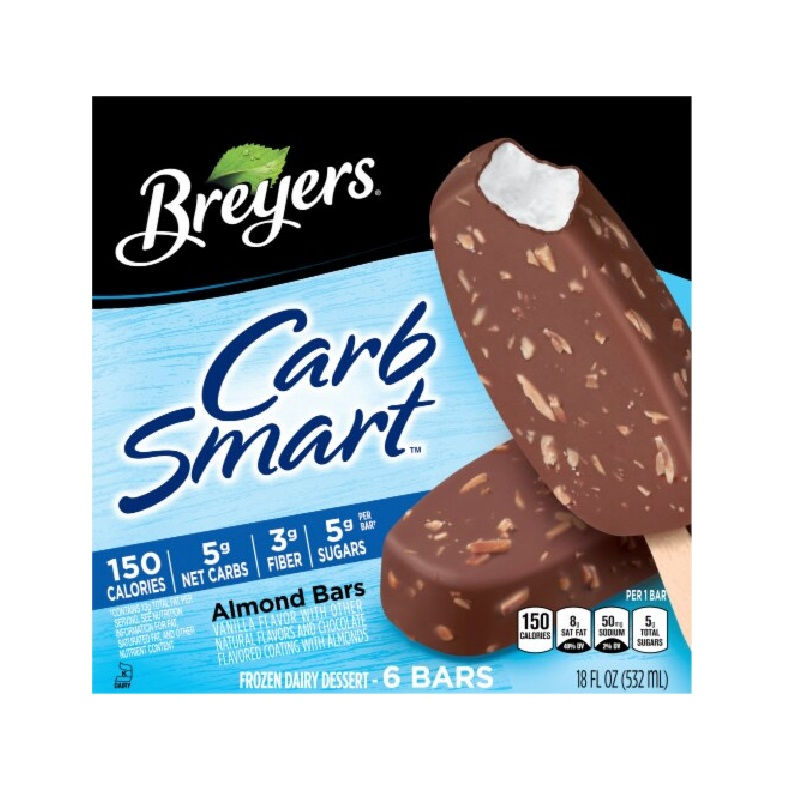 Helado Paleta Carbsmart Sabor Almendra Caja 532 ml Breyers