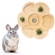 thumbnail image 1 of Juguete molar para chinchillas, conejos, masticable, giratorio, rueda de ejercicio colgante para ardillas, conejos, ratones y flores., 1 of 5