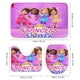 thumbnail image 3 of Poder de princesa-theme 4-Piece Shower Curtain Set with Rugs, Waterproof Bathroom Decor Set Includes Bath Mat, U-Shaped Rug, Toilet Lid Cover and Curtain with Hooks, 3 of 6