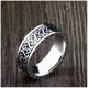 thumbnail image 2 of Anillo Runas Vikingo Titanio Hombre Moda Masculina Hombre, 2 of 3