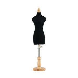 Magideal - Maniquí De Muñeca, Soporte Para Torso, Soporte De Exhibición Para Vestido De Muñeca, Diseño De Ropa, Maniquí De Costura En Miniatura Para Decoración , Base Redonda Base Redonda De 33 Cm.