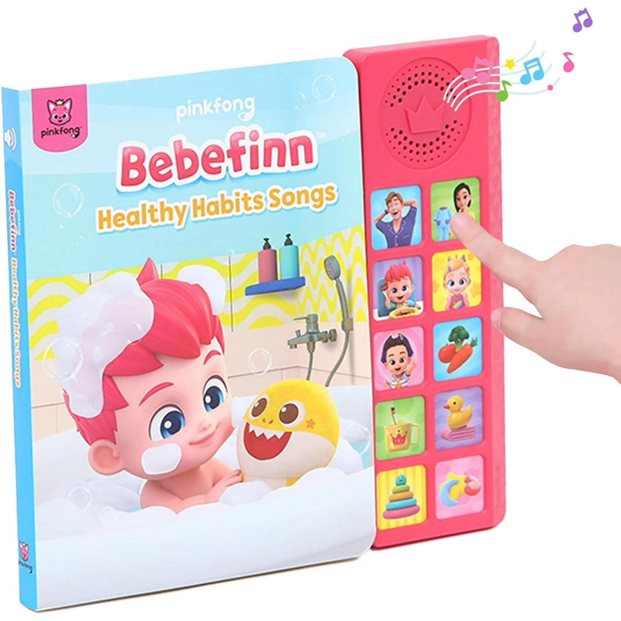 Libro Sonoro Pinkfong Bebefinn Hábitos Saludables Para Bebés