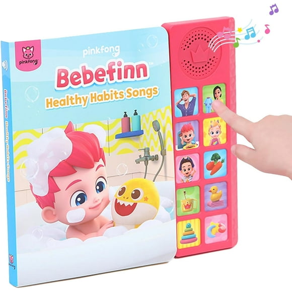 Libro sonoro Pinkfong Bebefinn Hábitos saludables para bebés