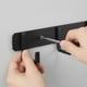 thumbnail image 4 of 1 Paquete de Perchero de Pared, Gancho de Abrigo de Madera y Metal, Perchero para Sombreros, Ganchos de Pared para Colgar en la Entrada, Baño, Dormitorio Negro 5, 4 of 6