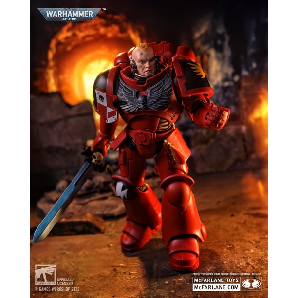 McFarlane Toys – Warhammer 40,000 Sargento Intercesor De Asalto (Ángel De Sangre) Figura De 7 Pulgadas Con Accesorios