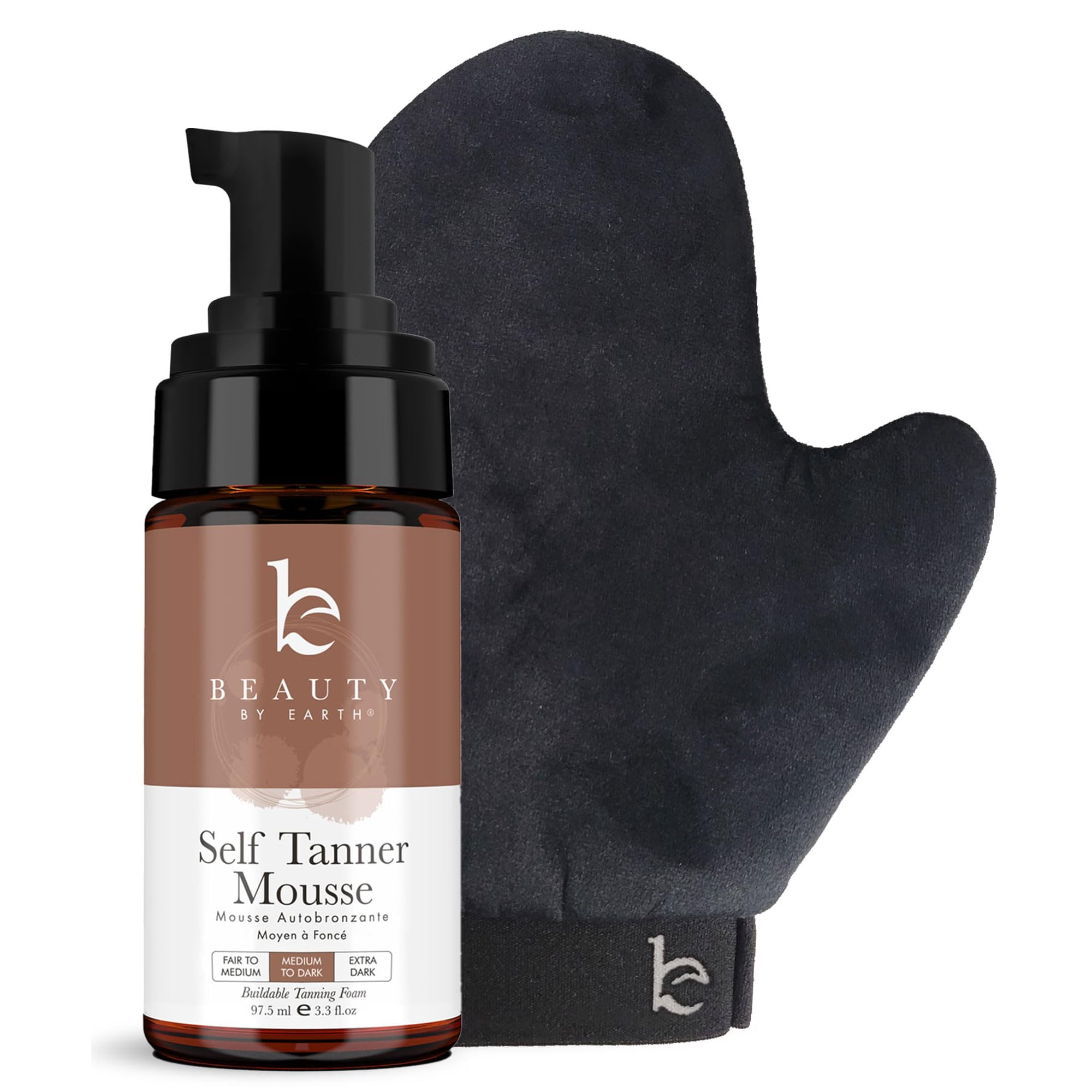 Kit De Mousse Autobronceadora Beauty By Earth