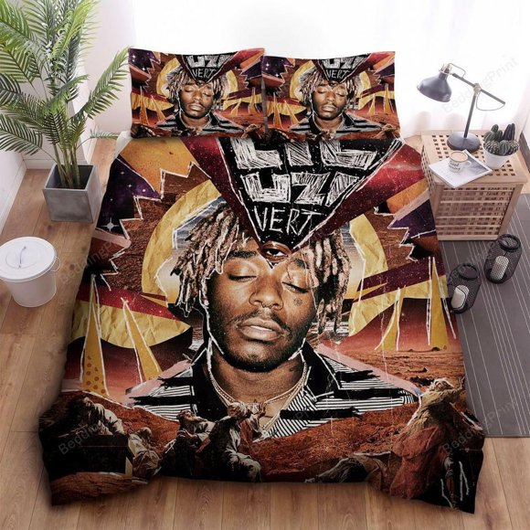 Lil Uzi Vert Portrait Art Quilt Duvet Cover Set Doona Cover Children Queen3-Piece Bedding Set