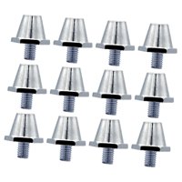 Magideal - 12X Tacos De Fútbol, Clavos Para Botas De Fútbol Tacos De Rugby Tacos De Repuesto De Metal Para Terreno Firme Tacos De Fútbol Para Entrenamiento Con 11Mm