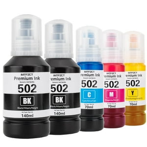 Botellas De Recarga De Tinta Compatibles Con Imtfzct Epson T502 502 Para Ecotank